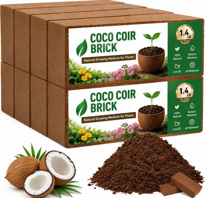 Back to The Roots Organic Coir, 51 Quart Expanding Soil, Great for Seeds and Potting